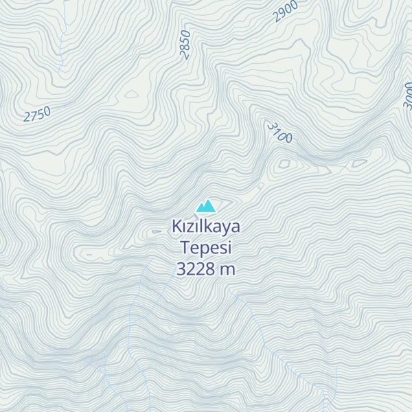 Map of Kızılkaya Tepesi