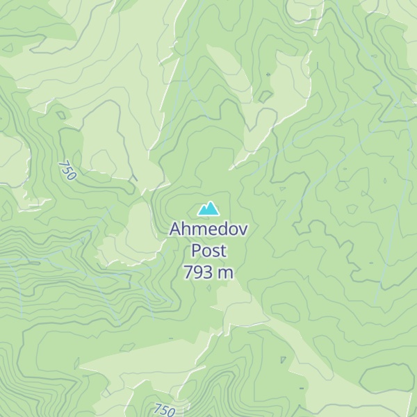 Map of Ahmedov Post
