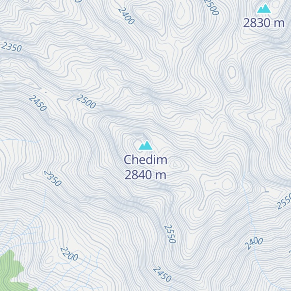 Map of Chedim