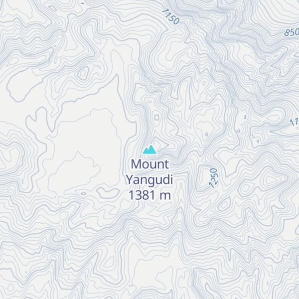 Map of Mount Yangudi
