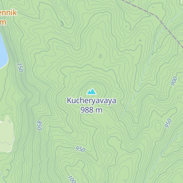 Map of Kucheryavaya