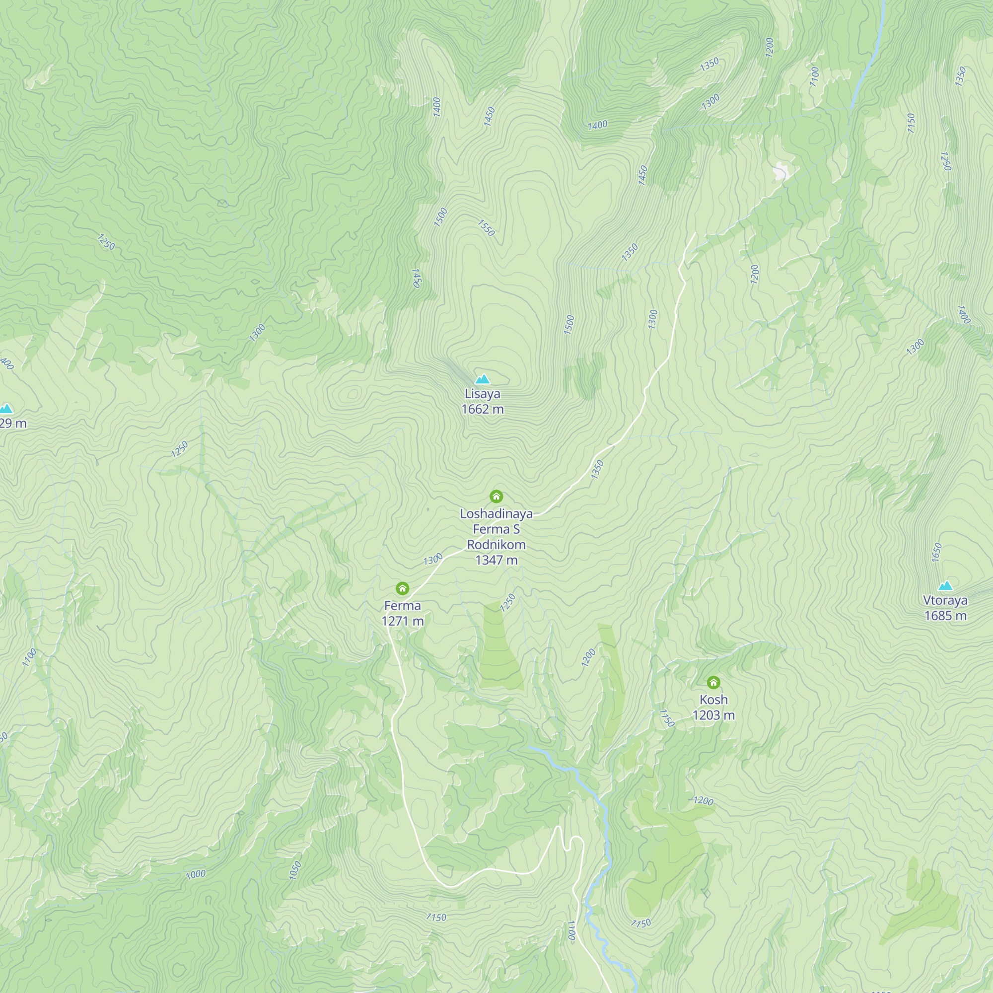 Loshadinaya Ferma S Rodnikom map