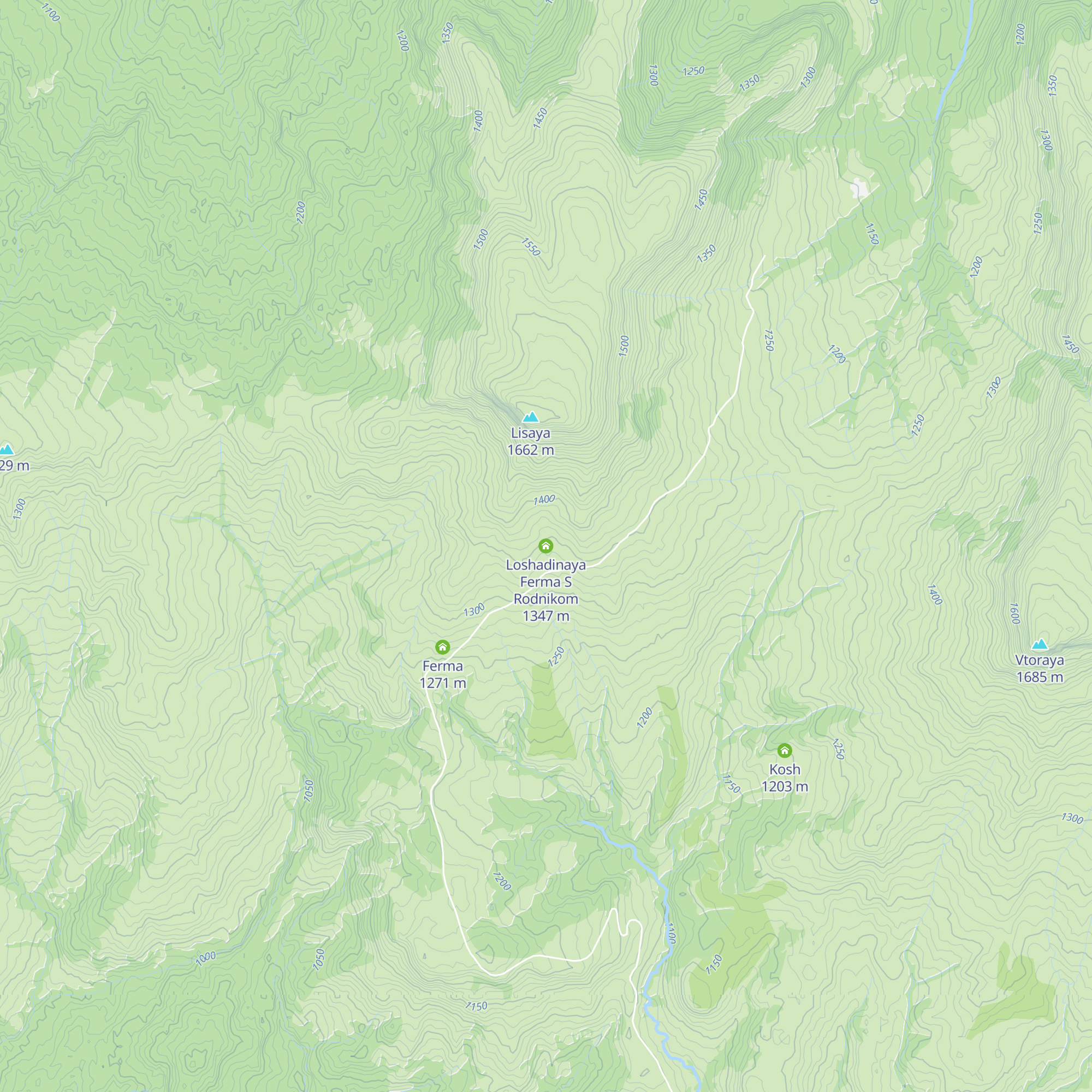 Loshadinaya Ferma S Rodnikom map