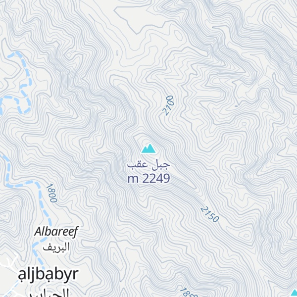 Map of جبل عقب