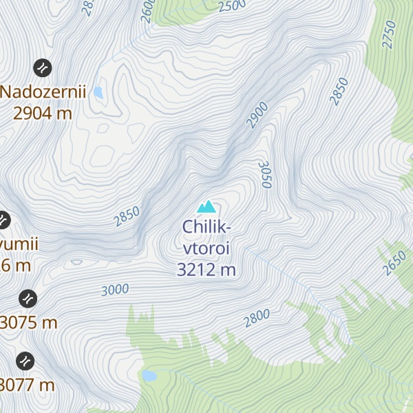Map of Chilik-vtoroi
