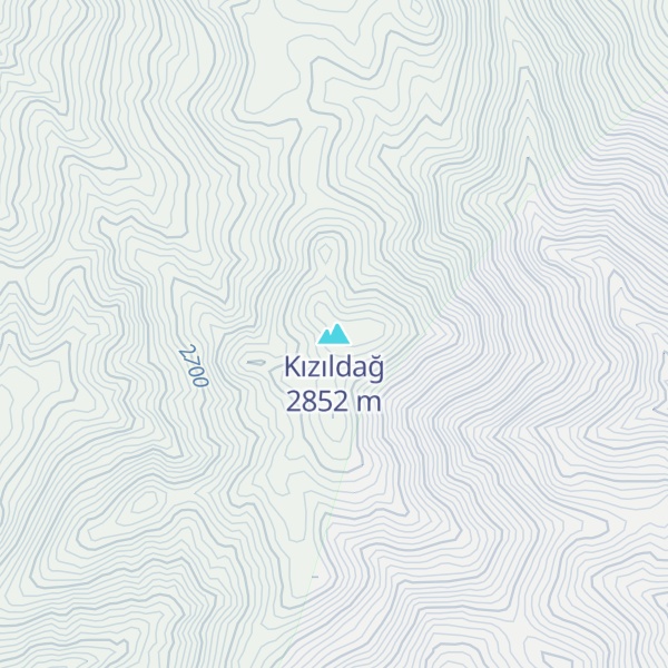 Map of Kızıldağ
