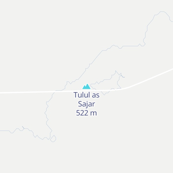 Map of Tulul as Sajar