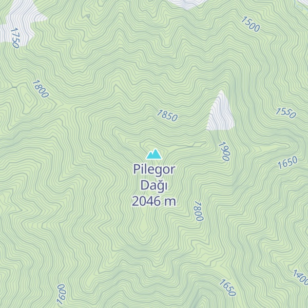 Map of Pilegor Dağı