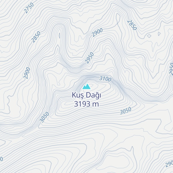 Map of Kuş Dağı