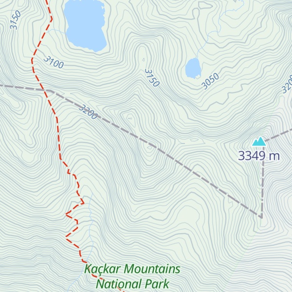 Map of Hunut Dağı
