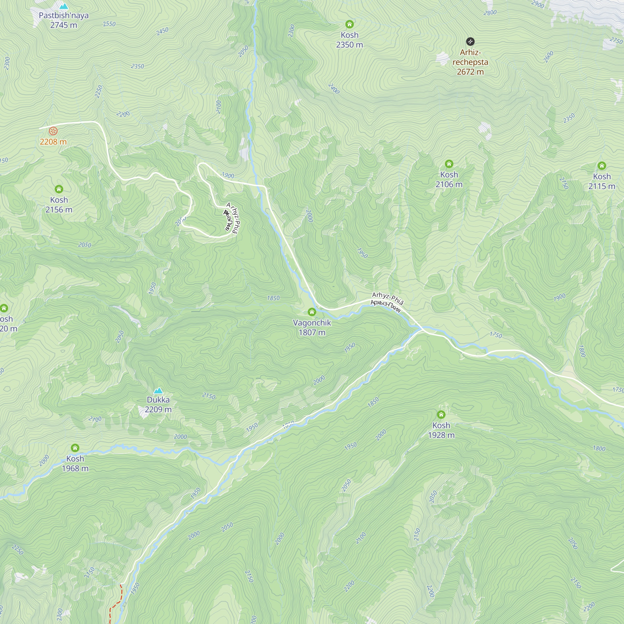 Vagonchik map