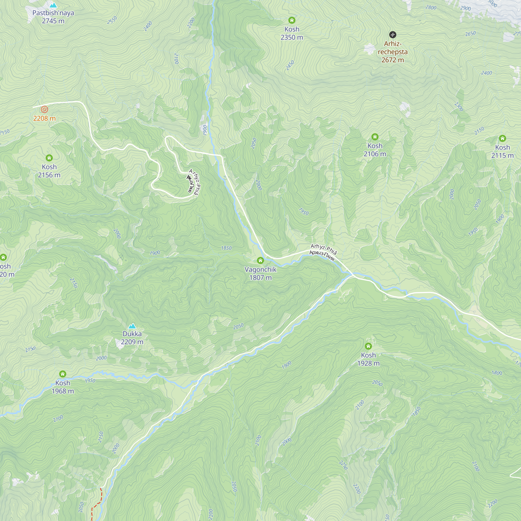 Vagonchik map
