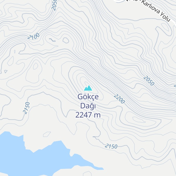 Map of Gökçe Dağı