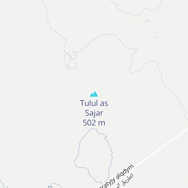 Map of Tulul as Sajar