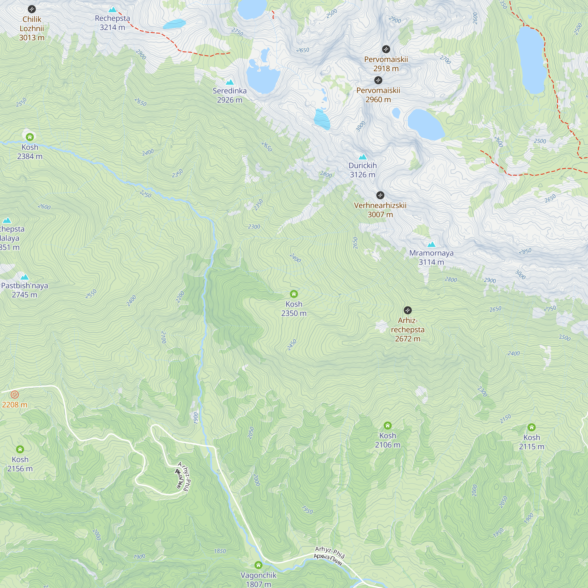 Kosh map