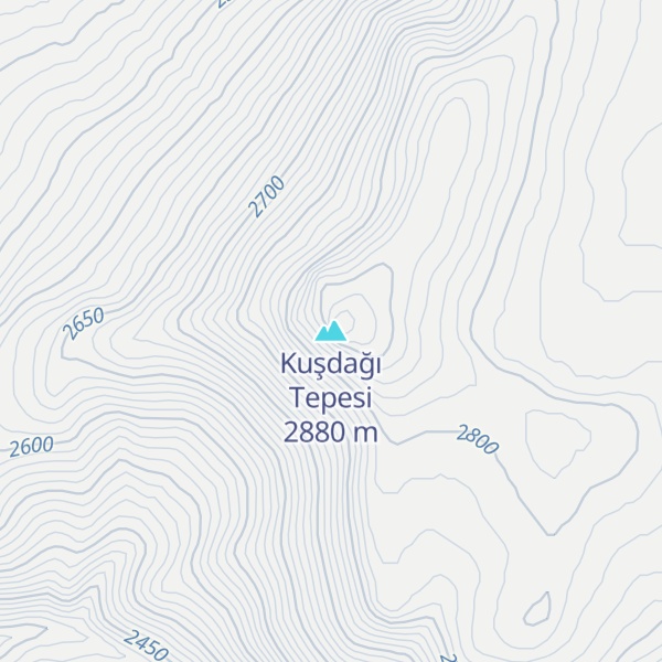 Map of Kuşdağı Tepesi