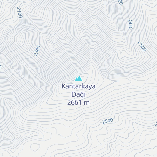 Map of Kantarkaya Dağı