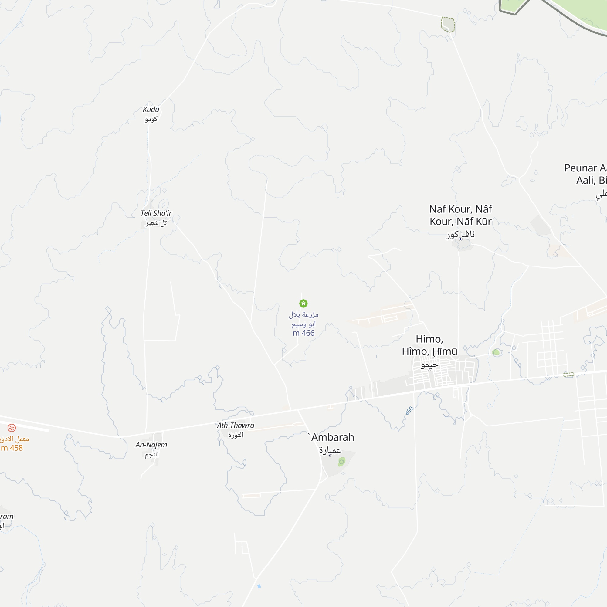 مزرعة بلال ابو وسيم map
