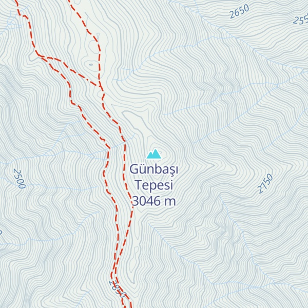 Map of Günbaşı Tepesi