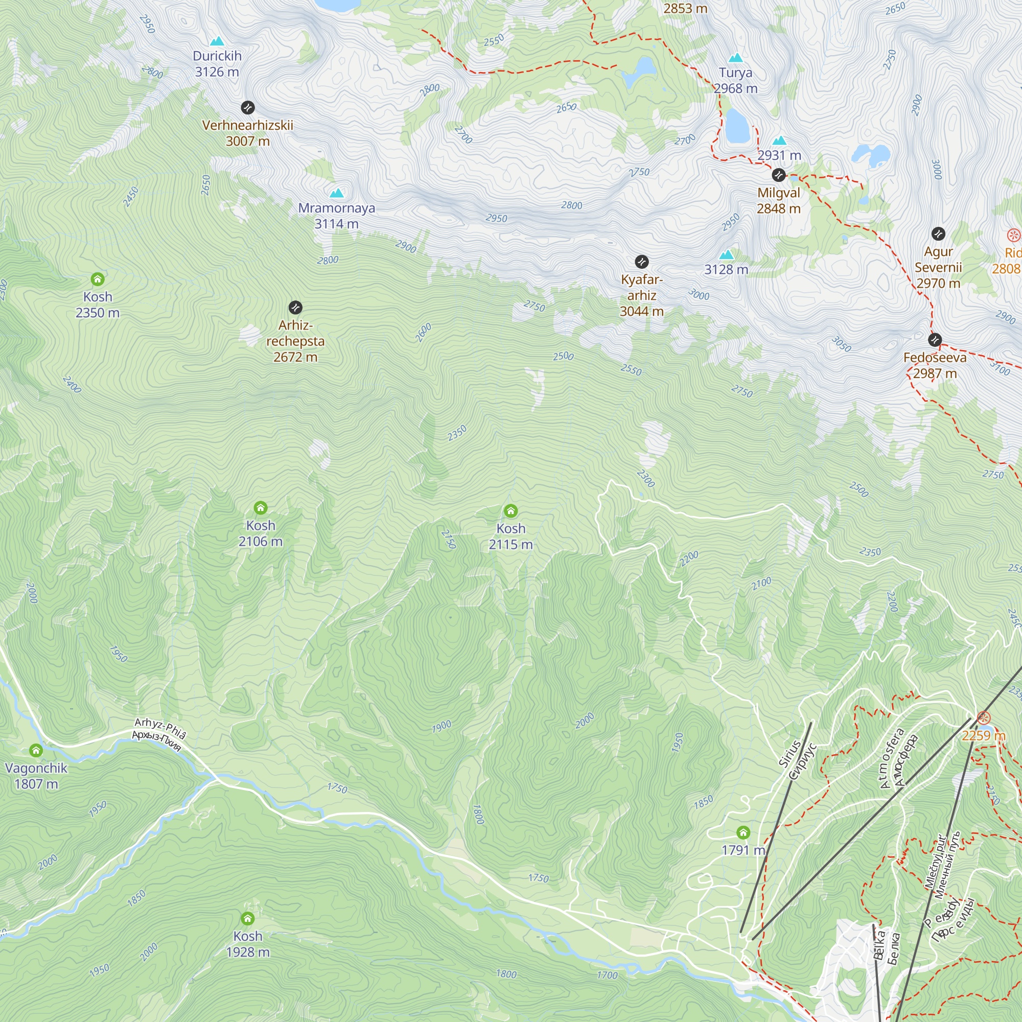 Kosh map