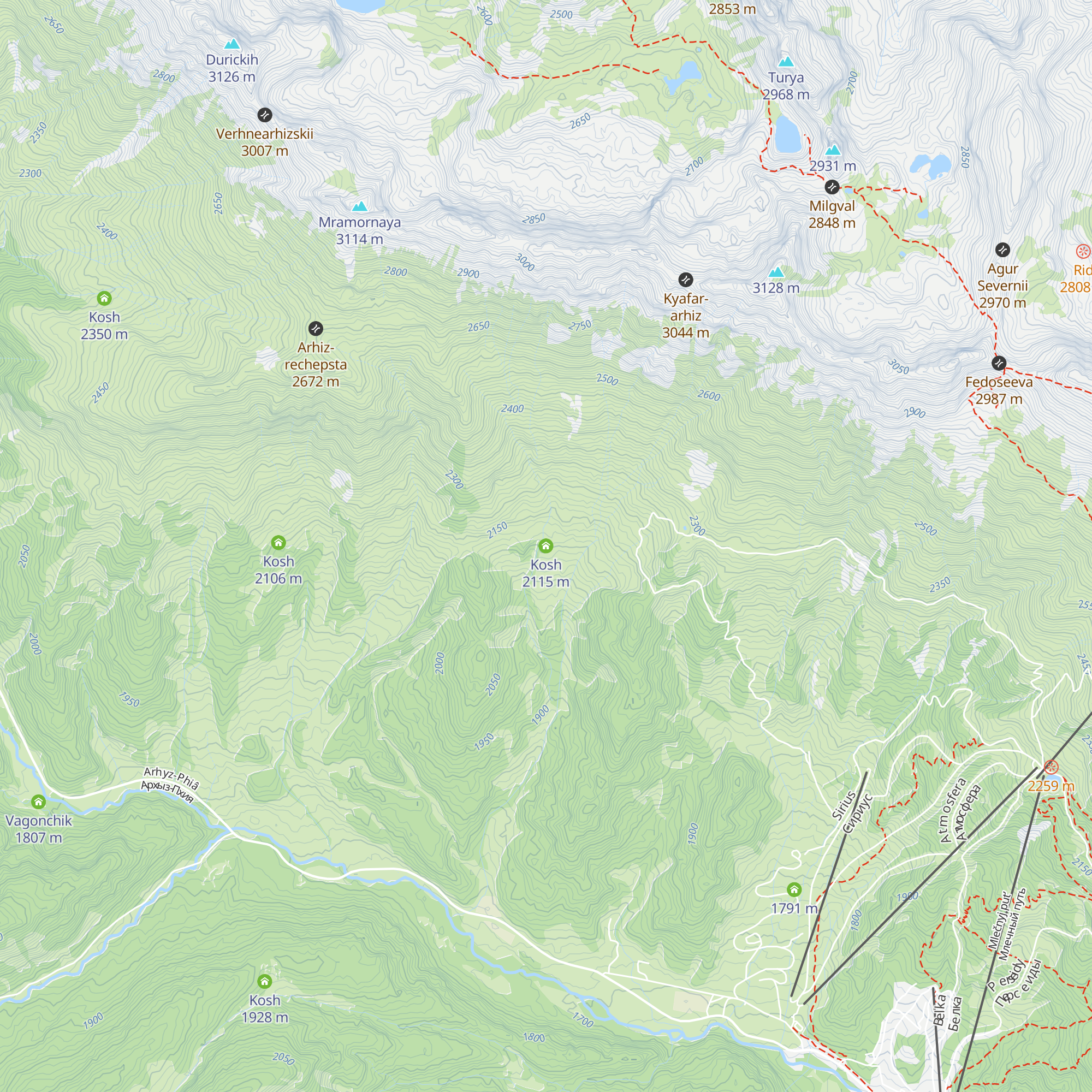 Kosh map