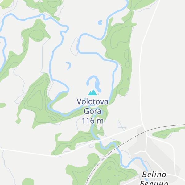 Map of Volotova Gora