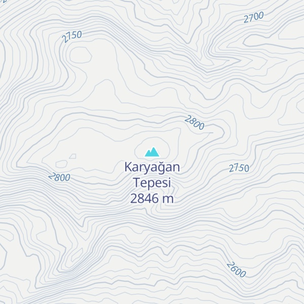 Map of Karyağan Tepesi