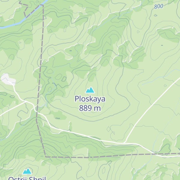 Map of Ploskaya
