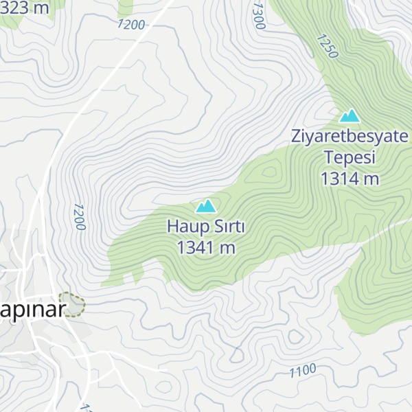 Map of Haup Sırtı
