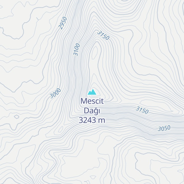 Map of Mescit Dağı