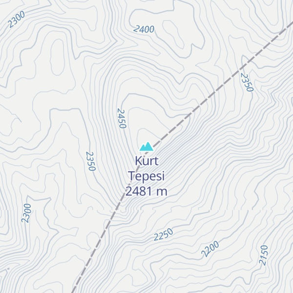 Map of Kurt Tepesi