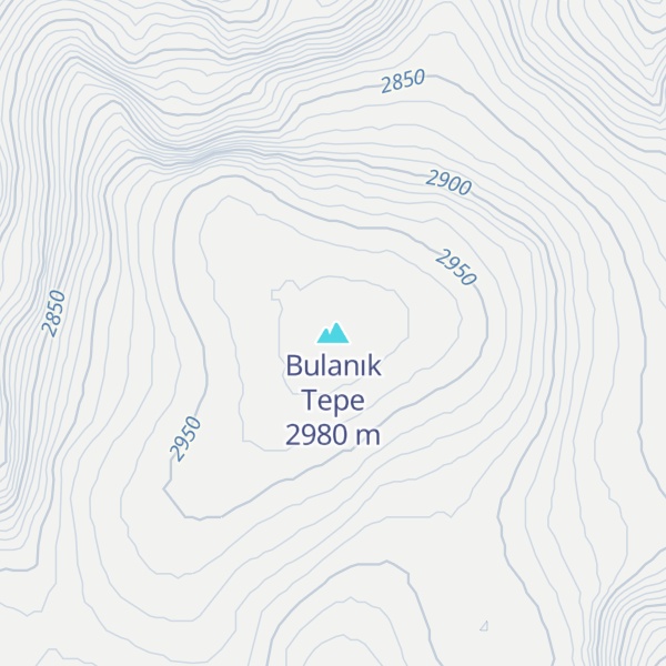Map of Bulanık Tepe