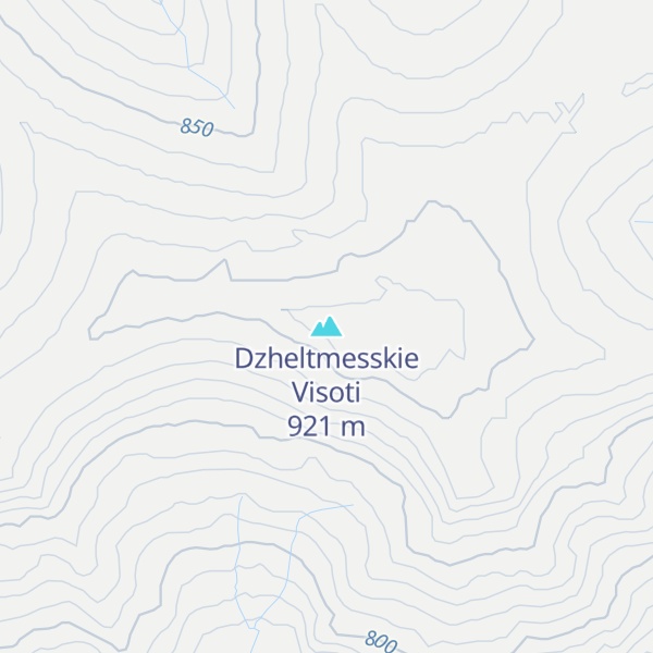 Map of Dzheltmesskie Visoti