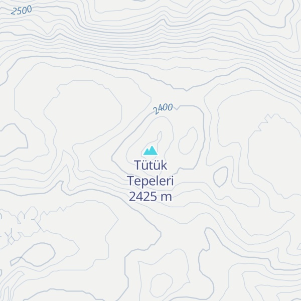 Map of Tütük Tepeleri