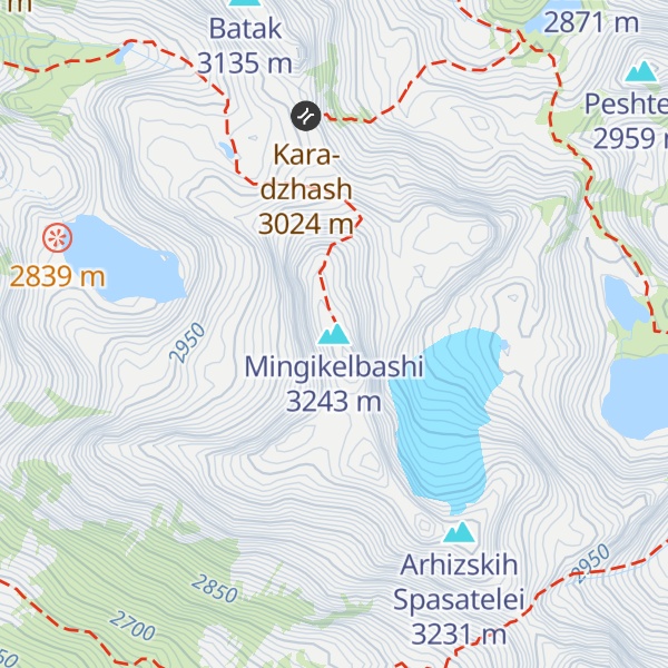 Map of Mingikelbashi