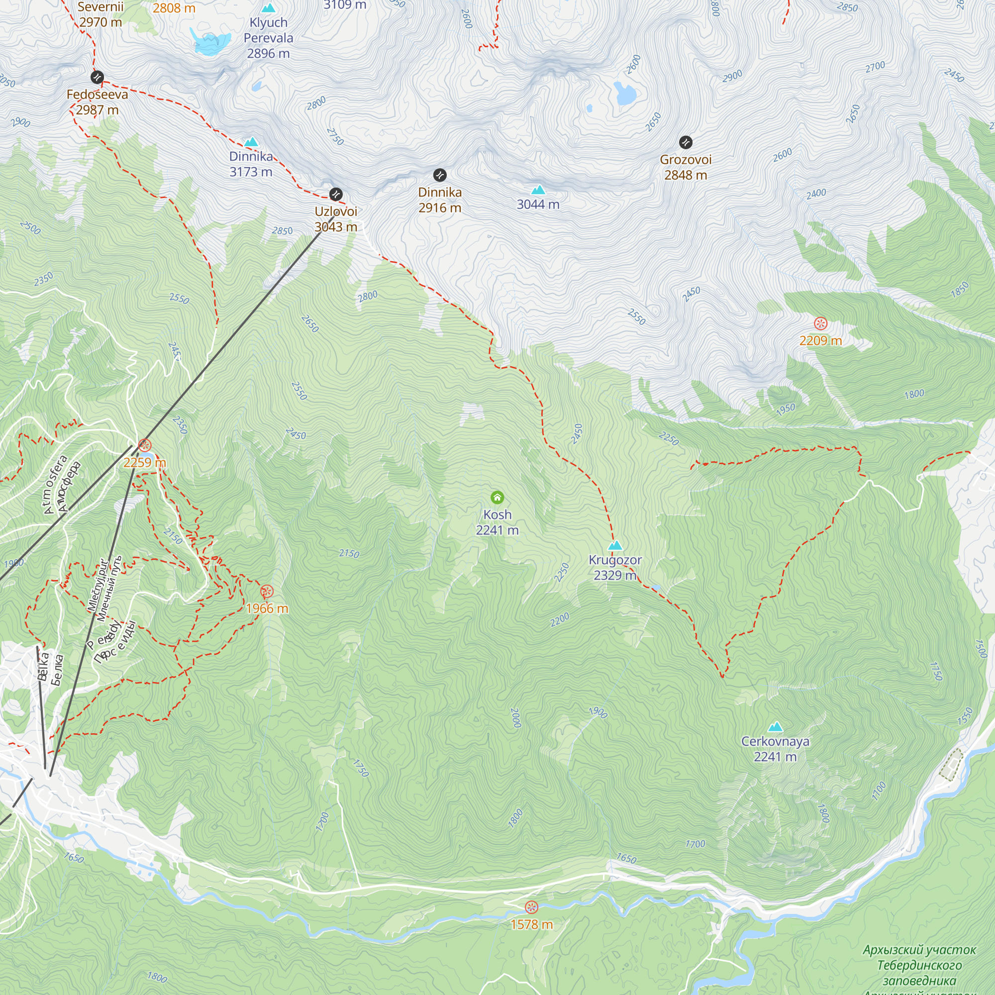 Kosh map
