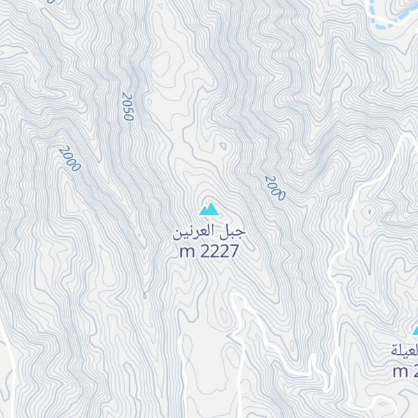 Map of جبل العرنين