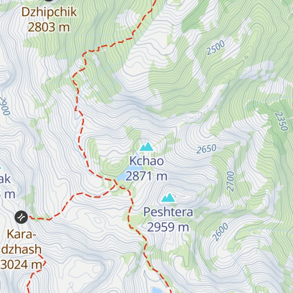 Map of Kchao