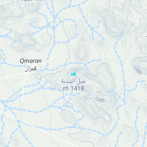 Map of جبل الشذبة