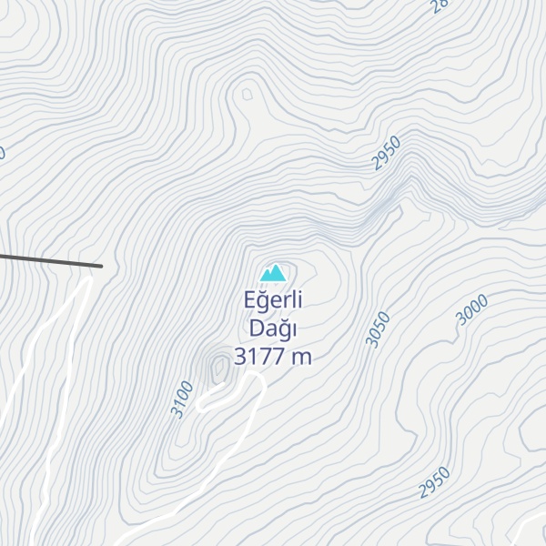 Map of Eğerli Dağı