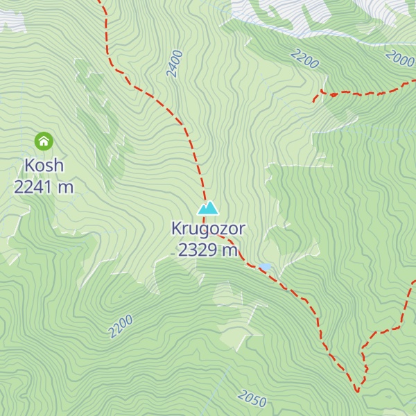 Map of Krugozor