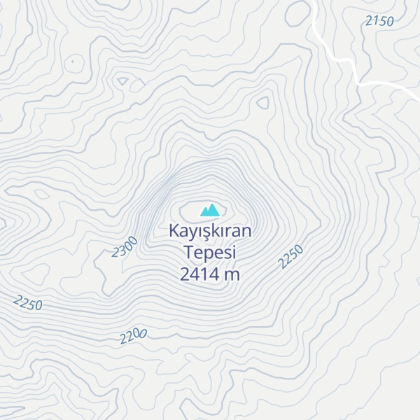 Map of Kayışkıran Tepesi