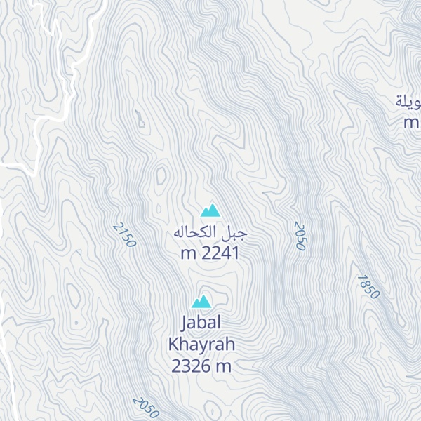 Map of جبل الكحاله