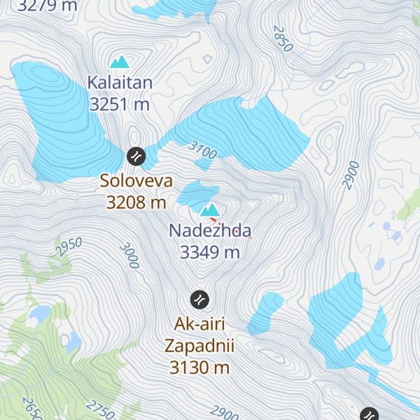 Map of Nadezhda