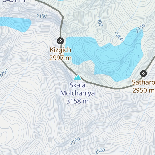 Map of Skala Molchaniya