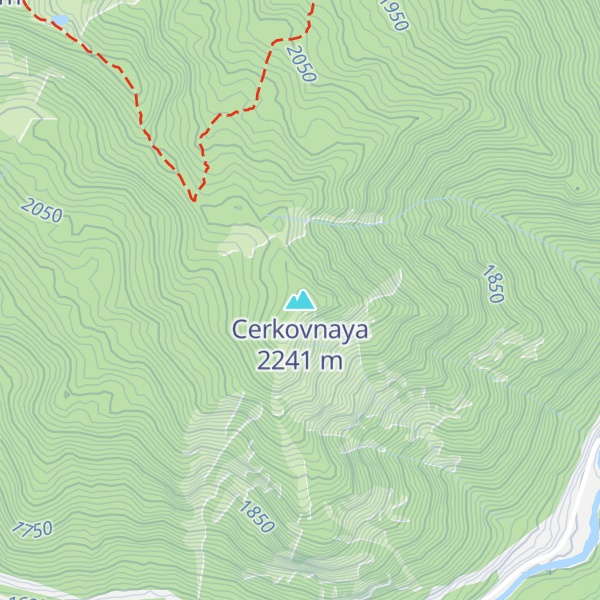 Map of Cerkovnaya