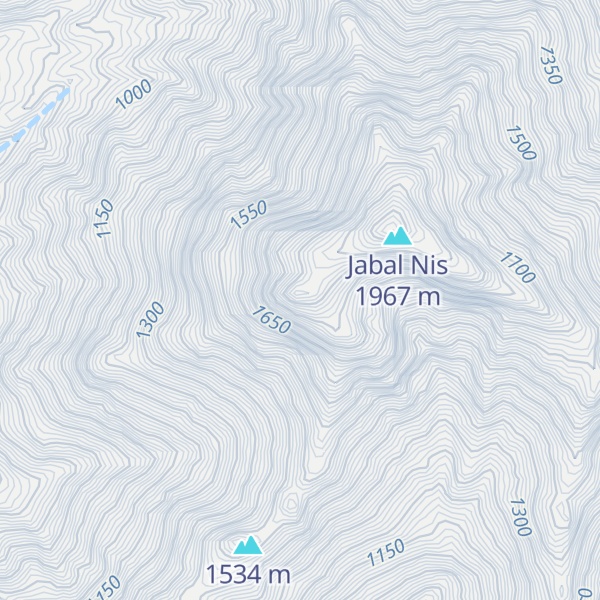 Map of جبل نيس