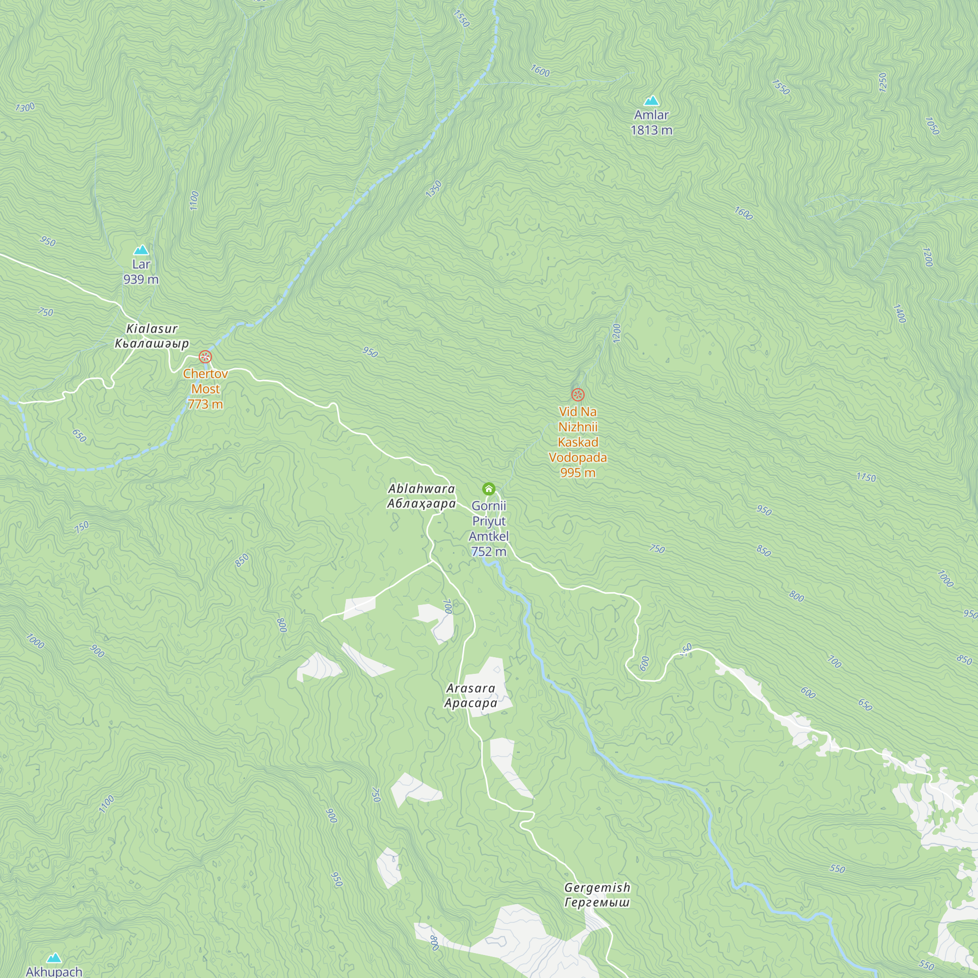 Gornii Priyut Amtkel map