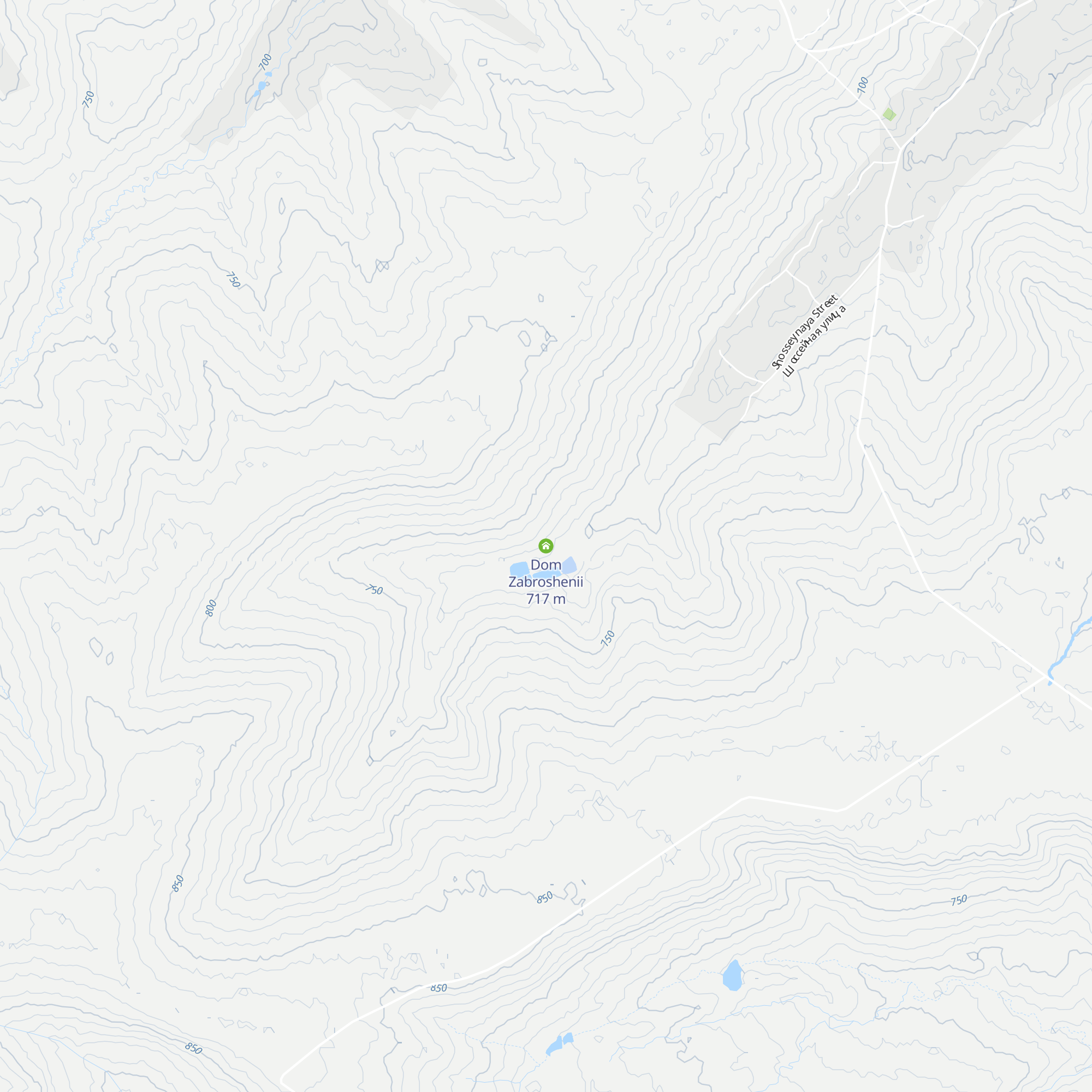 Dom Zabroshenii map