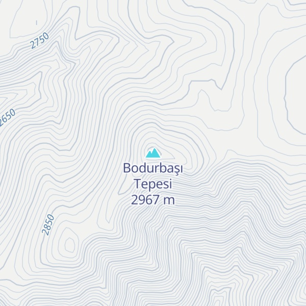 Map of Bodurbaşı Tepesi